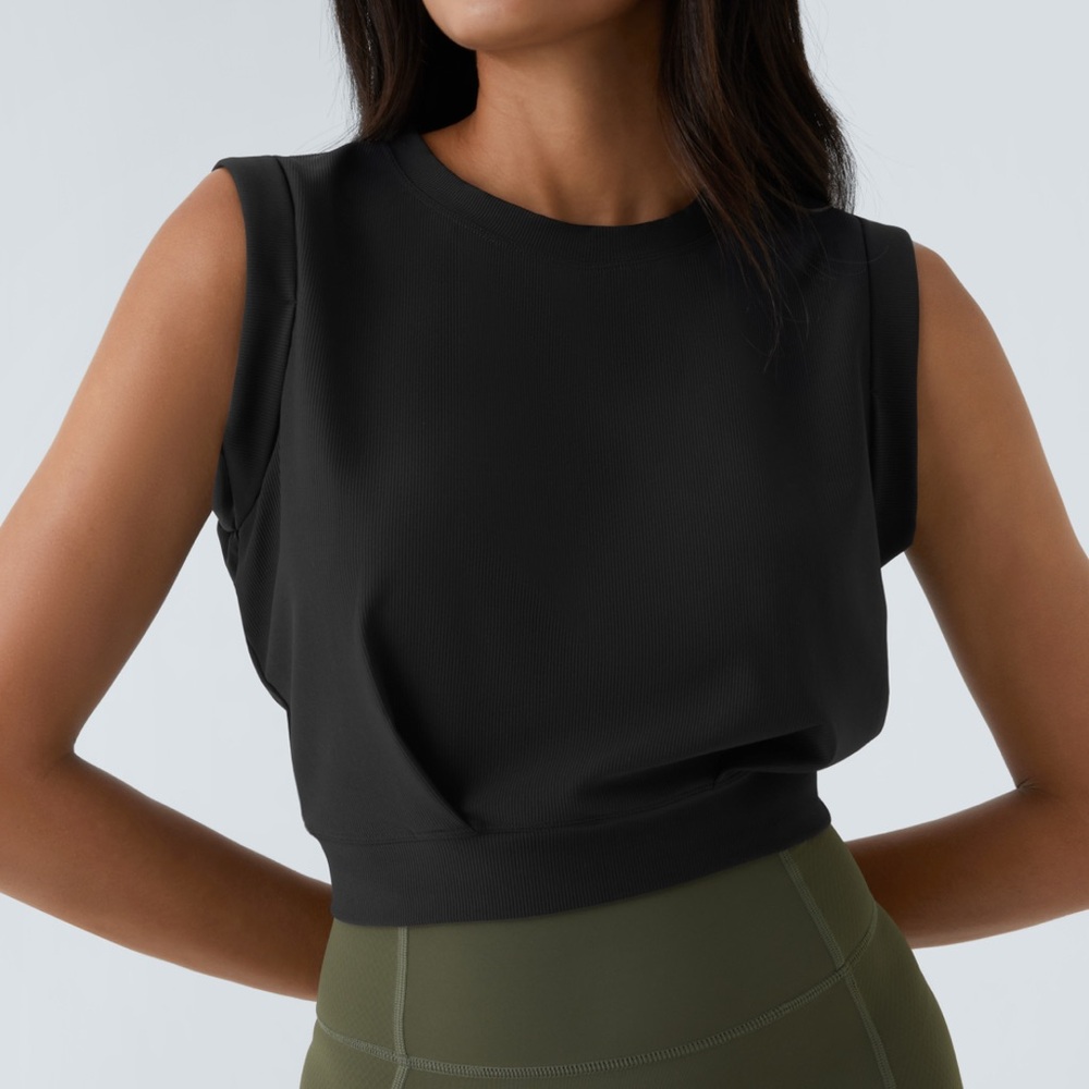 Sleeveless Black Top